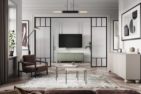 TV-Schrank - SONATIA II - Exquisites Design aus hochwertigen Materialien. - Milaros Markt