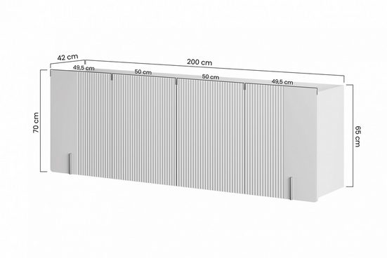 Kommode 200 cm, 150 cm - MALM -  Stilvoll und funktional für Ihr Zuhause. - Milaros Markt