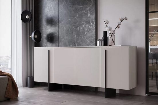 Kommode - Larena - Schnörkellose Eleganz in kompaktem Design. - Milaros Markt