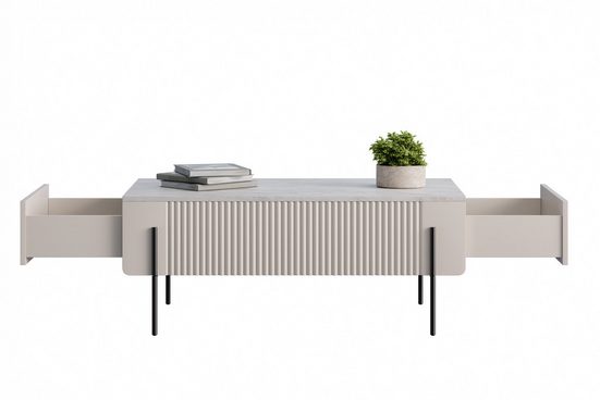 Couchtisch 100 cm  - MALMI - Praktisch und elegant für Ihr Zuhaus. - Milaros Markt