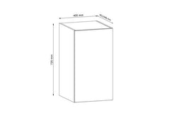 Hängeschrank G40 - Langen - Grau / Matt