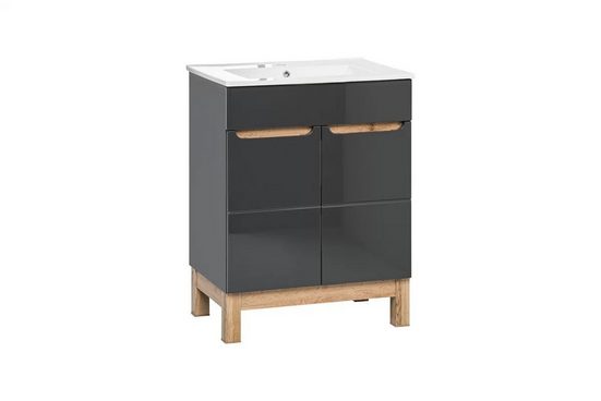 Waschbeckenschrank - Bali Grey - Prozess zur Maximierung der Funktionalität. - Milaros Markt