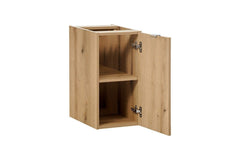 Badmöbel-Set BM251 - Nova Oak N - Coast Evoke Oak / Schwarz Matt