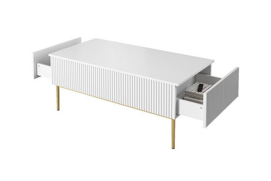 Couchtisch 120 cm - NICOLE - Eine Kombination aus Eleganz und Funktion - Milaros Markt