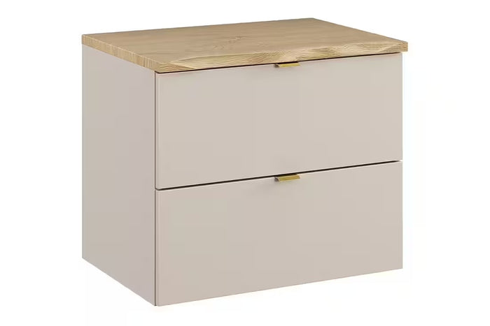 Waschbeckenunterschrank BM357 60 cm - Dalia Cashmere D - Kaschmir Matt