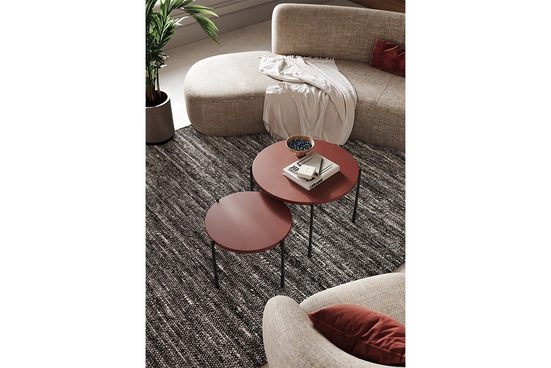 Beistelltische 64 cm, 49 cm - SONATIA - Ein moderner Hingucker, der Stil und Funktionalität vereint. - Milaros Markt