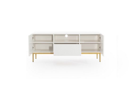 TV-Schrank 200 cm , 150 cm - NICOLE - Modernes Design mit Balance zwischen Stil und Leistung. - Milaros Markt