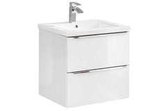 Waschbeckenschrank - Capri White - Intelligente Lösungen für stilvolle Badezimmerorganisation. - Milaros Markt
