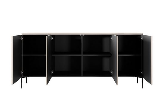 Kommode - SONATIA - Stilvolle Schranklösung für Kleidung und Accessoires. - Milaros Markt