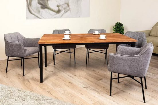 Esstisch - Zeitloser in Holzoptik für klassisches Wohnambiente. - Milaros Markt