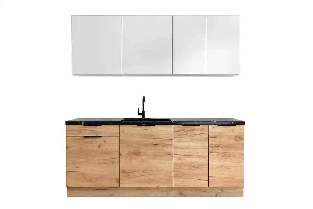 Küchenzeile - Praktische Küchenmöbel für jedes Zuhause, (Komplett Set), Hochwertig - Modern - Exklusiv. - Milaros Markt