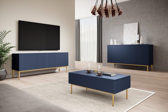 Couchtisch 120 cm - NICOLE - Eine Kombination aus Eleganz und Funktion - Milaros Markt
