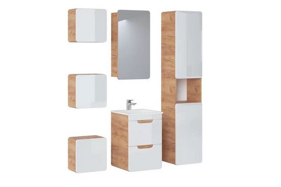 Badezimmerspiegelschrank - Aruba Cosmos - Elegantes und modernes Design. - Milaros Markt