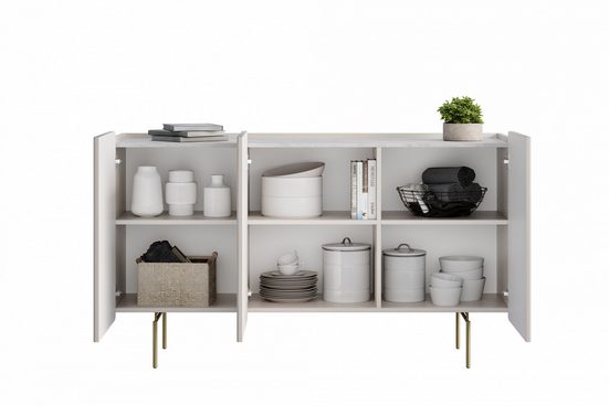 Kommode 200 cm, 150 cm - MALMI -  Ein Hauch von Eleganz für jeden Raum. - Milaros Markt