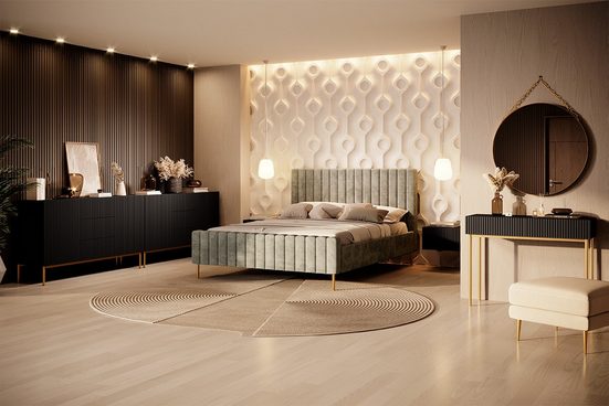 Kommode - NICOLE - Schicke Aufbewahrungslösung mit mehreren Schubladen. - Milaros Markt