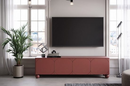 TV-Schrank - SONATIA II - Exquisites Design aus hochwertigen Materialien. - Milaros Markt