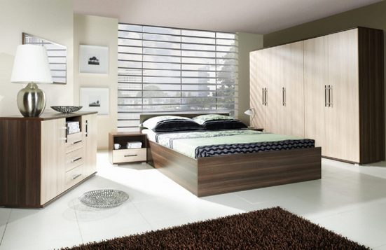 Schlafzimmer-Set Luxuriöse Eleganz für erholsamen Schlaf, (Komplett Set, 8-St., Premium - BERG PLUS) - Milaros Markt