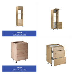 Küchenzeile - Langen KL26-M240 - Artisan Eiche
