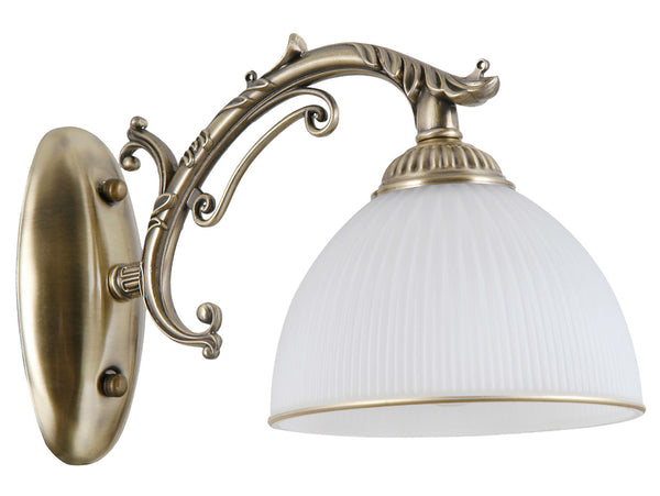 Wandleuchte Feneza - Metall, Gold.