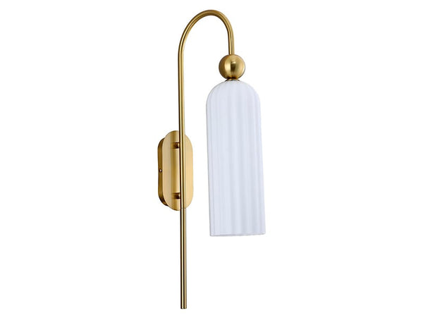 Wandleuchte Piega - Metall, Gold.