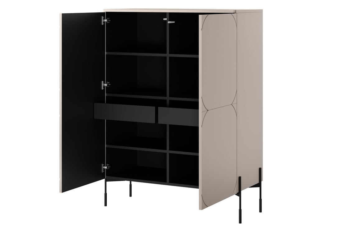 Kommode – SONATIA  -  Premium Design mit praktischer Aufbewahrungseinheit. - Milaros Markt