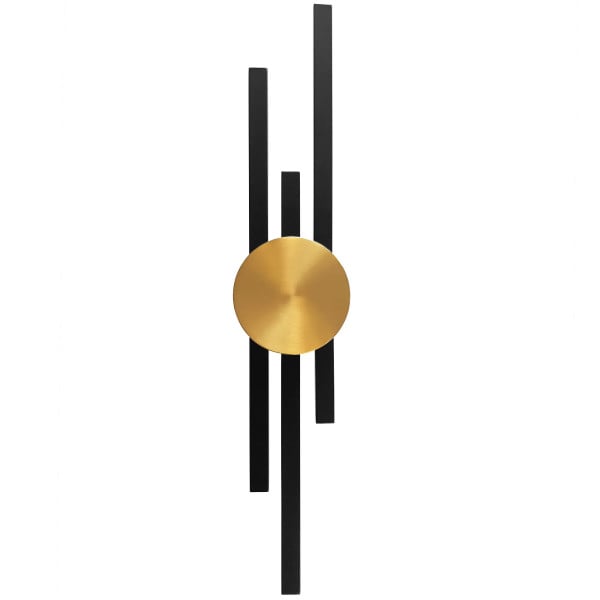 Wandleuchte APP1437-W - LED, Schwarz-Gold.