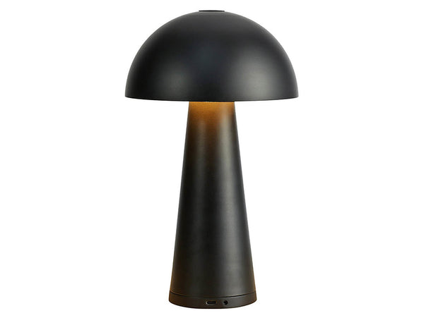LED-Tischleuchte Fungi Metall schwarz.