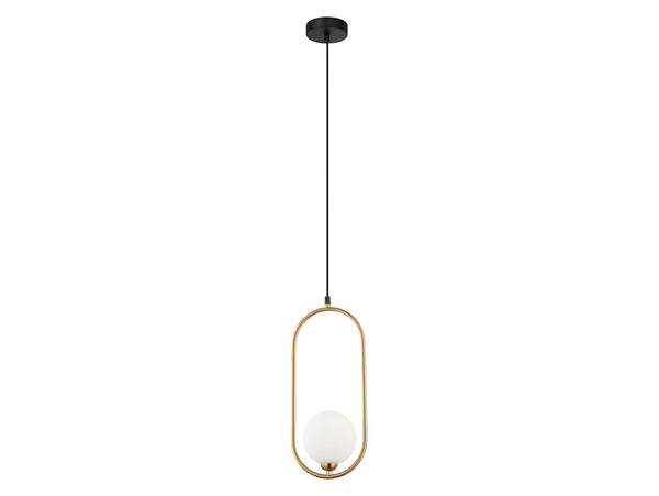 Pendelleuchte Lupus - Stahl, Gold.