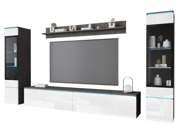 Wohnwand VEVE 2 - mit LED-Beleuchtung