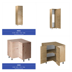 Winkelküche - Langen KL6-M300- Artisan Eiche