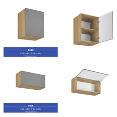 Küchenzeile - Langen KL4-M400 - Beige / Matt