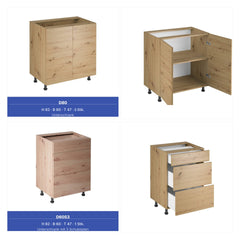 Winkelküche - Langen KL11-M360- Artisan Eiche