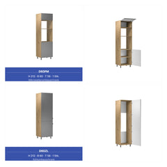 Winkelküche - Langen KL11-M360- Beige/Matt