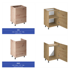 Küchenzeile - Langen KL3-M360 - Artisan Eiche