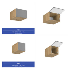 Küchenzeile - Langen KL4-M400 - Beige / Matt