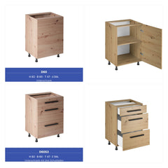 Küchenzeile - Langen KL8-M440 - Artisan Eiche