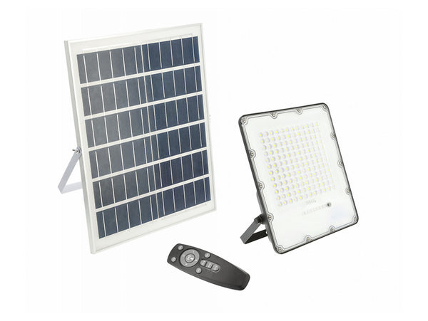 Bravos LED Flutlicht 37,5 cm mit Tag- und Nachtsensor weiß.