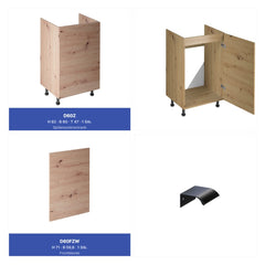 Winkelküche - Langen KL23-M300- Artisan Eiche