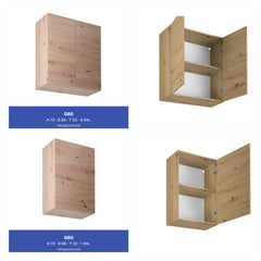 Winkelküche - Langen KL24-M300- Artisan Eiche