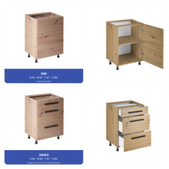 Küchenzeile - Langen KL21-M400 - Artisan Eiche