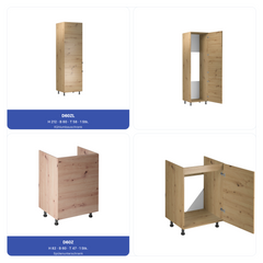 Küchenzeile - Langen KL17-M300 - Artisan Eiche