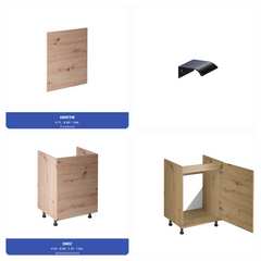 Küchenzeile - Langen KL18-M240 - Artisan Eiche