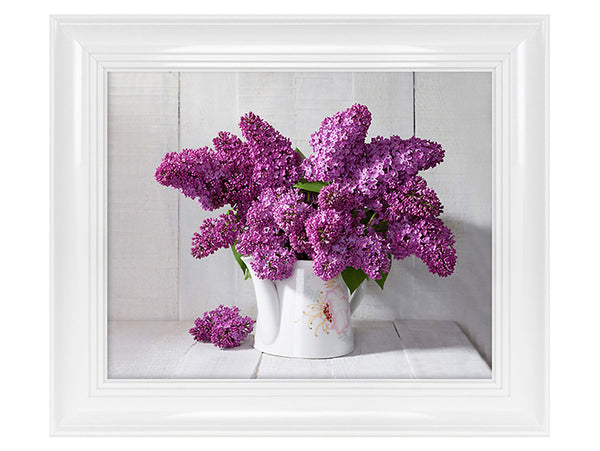 Bild Flieder in einer Vase 40x50 cm.