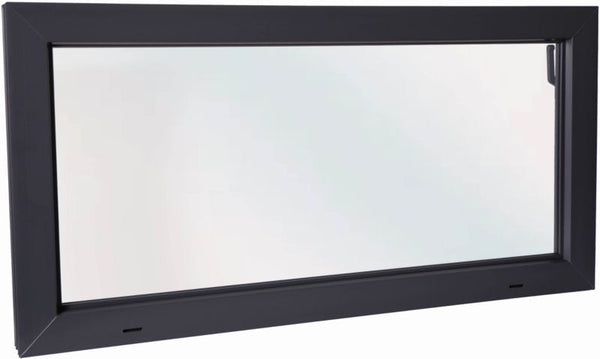 ACO PVC Nutzfenster 100 x 50 cm anthrazit.