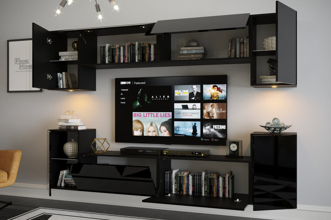 Wohnwand - Premium-Living 2024: Trends in Wohnraumdesign. - Milaros Markt
