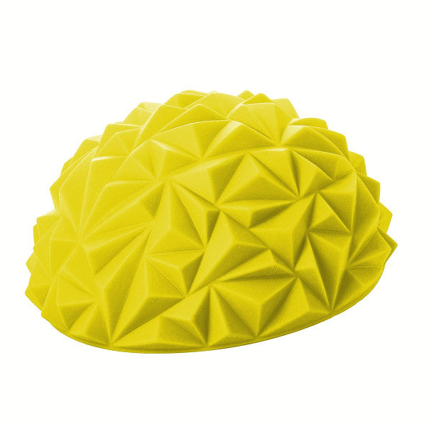 Massageball mit Noppen, gelb.