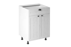 Unterschrank D60S1 -  Provence - Weiß/Matt