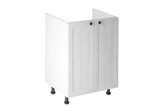 Spülenunterschrank D60Z -Provence - Weiß/Matt