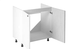 Spülenunterschrank D80Z - Provence - Weiß/Matt