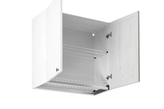 Hängeschrank mit Geschirrtrockner G80C - Provence - Weiß/Matt